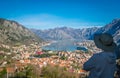 Looking at the Kotor bay from above