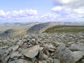 Looking from Nethermost Pike summit, Lake District Royalty Free Stock Photo