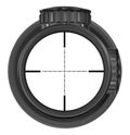 Looking through new rifle scope with Mil-Dot reticle, three clipping paths