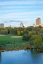 Looking north from the Belvedere castle Royalty Free Stock Photo