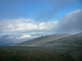 Looking over clouds from Helvellyn area Royalty Free Stock Photo