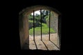 Looking through an Old Jail Window