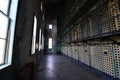 Cell block interior old state prison Royalty Free Stock Photo