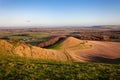 Looking out from Cley Hill across Warminster, Wiltshire