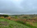 Looking out at the landscape around the Ashfall Fossil Beds State Historic Park in Royal, NE Royalty Free Stock Photo