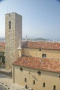 Looking out of the Picasso Museum, Antibes, France Royalty Free Stock Photo