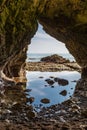 Freshwater Bay Caves Royalty Free Stock Photo