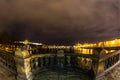 Looking out towards the Charles Bridge - Prague, CZ Royalty Free Stock Photo