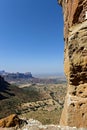 Looking over the Gheralta Plateau, Ethiopia Royalty Free Stock Photo