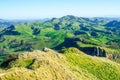 Looking over lush green of Te Mata Hills. Beautiful autumn day near Hastings, Hawkes Bay, New Zealand