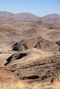 Looking over Mountains of Kuiseb Pass, Namibia