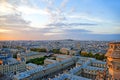 Looking over Paris from the Notre Dame Cathedral Royalty Free Stock Photo