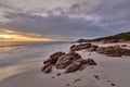 Looking over rocks to Castle Rock, Naturalise Region