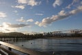 Stearns Wharf Sunset Santa Barbara California Sunset Royalty Free Stock Photo