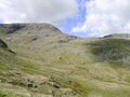 Looking over to Nethermost Pike east ridge, Lake District Royalty Free Stock Photo