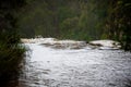 Looking over the top of Queen Mary Falls near Killarney Queensland Royalty Free Stock Photo