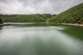 Looking over the Upper Sauer Lake Royalty Free Stock Photo