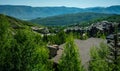 Looking over the Valley at Snowmass Colorado with Condos and houses all across the valley