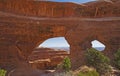 Looking Through a Pair of Arches