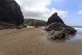 Carreg Bica, Llangrannog Royalty Free Stock Photo