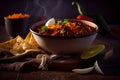 Savor the Flavor: Delicious Homemade Chilli Con Carne Food Photography
