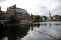 Looking at Riksdagshuset Royalty Free Stock Photo