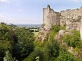 Looking from side of Beeston Castle Royalty Free Stock Photo