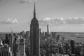 Looking South from the top of Manhattans midtown (NYC, USA Royalty Free Stock Photo