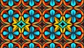 Colorful Seamless Pattern with Beautiful shapes Elements with background, Perfect for Abstract Backgrounds