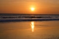 Looking at sunsets on the beach, Paradise, magic, beach, Costa Rica Royalty Free Stock Photo