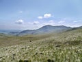 Looking to Coniston Fells from Redtarn Moss Royalty Free Stock Photo