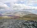 Looking to a distant Blencathra, Lake District Royalty Free Stock Photo