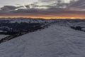 Sunrise from the summit Quandary Peak Royalty Free Stock Photo