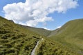 Looking to hause between Bannerdale Crags and Blencathra