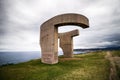 Looking to the horizon in Asturias Royalty Free Stock Photo