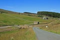 Looking to Kilhope Wheel. Royalty Free Stock Photo