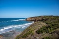 Looking towards Bells Beach from Jan Juc carpark Torquay, Australia Royalty Free Stock Photo