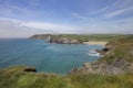 Looking towards Church Cove, Cornwall, England Royalty Free Stock Photo