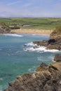 Looking towards Church Cove, Cornwall, England Royalty Free Stock Photo