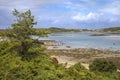 Looking towards New Grimsby from Bryher, Isles of Scilly, England Royalty Free Stock Photo