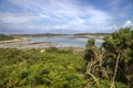 Looking towards New Grimsby from Bryher, Isles of Scilly, England Royalty Free Stock Photo