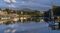 Looking Towards Snowdodnia National Park from Caernarfon, Wales