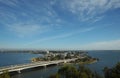 Looking towards South Perth from Kings Park. Royalty Free Stock Photo