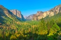 Looking Tunnel View Yosemite Royalty Free Stock Photo