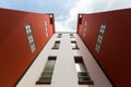 Looking up in Antwerp, Belgium