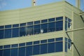 Looking up at the boxes on tour of Lambeau Field