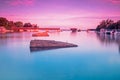 Looking Up The Fenelon River Into Cameron Lake Royalty Free Stock Photo