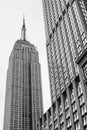 NEW YORK, NEW YORK, USA - DECEMBER 27, 2021: Empire State building. Royalty Free Stock Photo