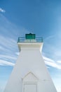 Navigation beacon at the mouth of a harbour