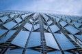 Side of One World Trade Center as you look straight up